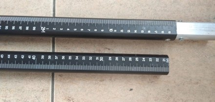 Метрошток МШНф 4,5м черный из 2-х частей (мерная шкала плоская)Цена калибровки 3. . фото 6