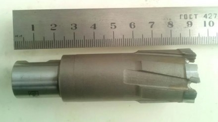 Фреза концевая диаметр 26 мм, ц/х, длина рабочая 30 мм, общая 90 ммЗубьев 6. Мат. . фото 2