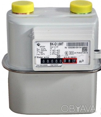 Возможна калибровка в УкрЦСМСчетчик газа Elster BK-G1.6Т — бытовой мембранный сч. . фото 1