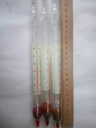 Ареометр АНТ-1 с термометром диапазон 650-710 кг/м3.Используются для определения. . фото 3