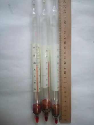 Ареометр АНТ-1 с термометром диапазон 650-710 кг/м3.Используются для определения. . фото 4