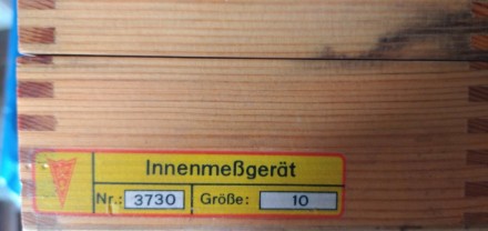 Нутромер цанговый повышенной точности 4,0-9,5 (Германия) Модель 3730.10  Количес. . фото 10
