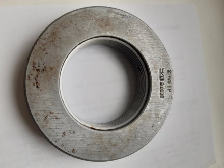 Калибр-кольцо для трубной резьбы G 2ПРТрубная цилиндрическая резьба 55° ГОСТ 635. . фото 4