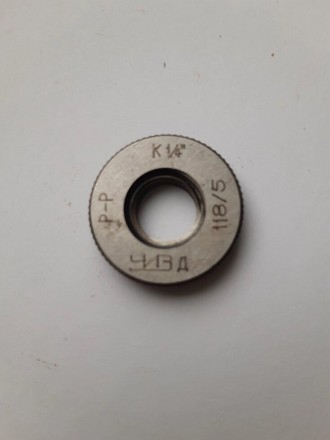 Калибр-кольцо К 1/4" Р-Р коническаяКалибр - это бесшкальный измерительный инстру. . фото 9