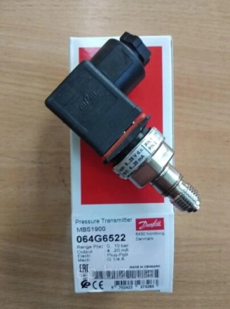 Датчик давления Danfoss MBS 1900ХарактеристикиРазработан для измерения давления . . фото 2