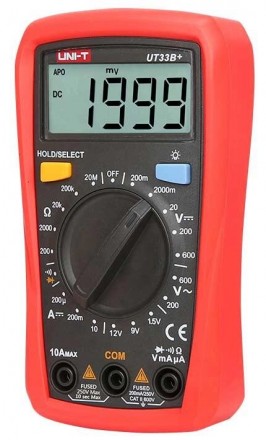 UNI-T UT33C+ мультиметр цифровой с функцией измерения температуры,  представляет. . фото 3