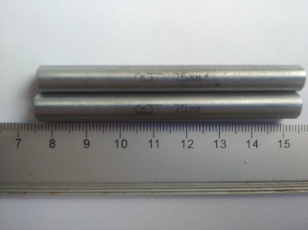 Мера длины 75 мм для микрометров МК калибровка УкрЦСМУстановочные меры длины  дл. . фото 2