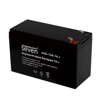 
Особенности аккумуляторной батареи (АКБ) SEVEN 12В/7Ач: Аккумуляторная батарея . . фото 4