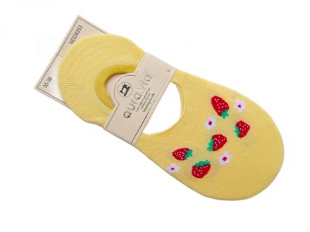 
Женские носки-следы Strawberry от бренда-производителя "Aura.Via". Комфортные в. . фото 5