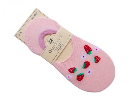 
Женские носки-следы Strawberry от бренда-производителя "Aura.Via". Комфортные в. . фото 3