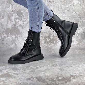 Женские ботинки черные Tootsie 2409 Ботинки женские выполнены из искусственной к. . фото 8
