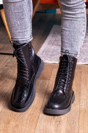 Женские ботинки черные Tootsie 2409 Ботинки женские выполнены из искусственной к. . фото 2