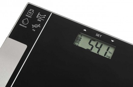 Измеряет объем жира и воды в теле по принципу BIA:
- жир%
- вода%
	Дизайн Ultra . . фото 5