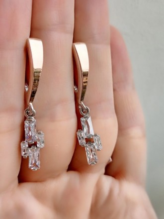 Серьги серебро 925 ДСТУ + золото 375 ДСТУ, серебро с золотыми пластинами, сережк. Запорожье. фото 1 Серьги серебро 925 ДСТУ + золото 375 ДСТУ, серебро с золотыми пластинами, сережк. Запорожье. фото 1