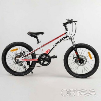 Дитячий спортивний велосипед 20'' CORSO ""Speedline"" MG-56818 (1) магнієва рама. . фото 1