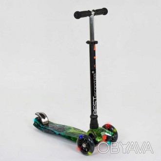 Самокат А 25462 / 779-1317 MAXI ""Best Scooter"" (1) пластмасовий, 4 колеса PU, . . фото 1