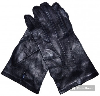 Кожаные, демисезонные перчатки без подкладки Austin Reed, размер-8.5, ширина-10с. . фото 2