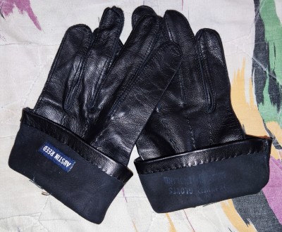 Кожаные, демисезонные перчатки без подкладки Austin Reed, размер-8.5, ширина-10с. . фото 5
