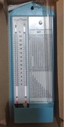 Гигрометр ВИТ-1 предназначен для измерения относительной влажности и температуры. . фото 5