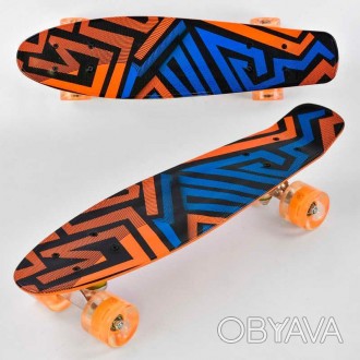 Скейт F 7620 (8) Best Board, дошка = 55см, колеса PU, світло, d = 6см. . фото 1