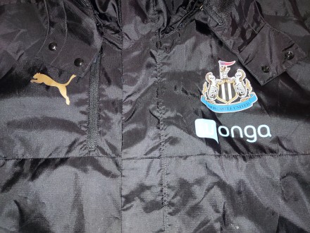 Футбольная ветровка с капюшоном Puma FC Newcastle United, размер-XL, длина-75см,. . фото 13