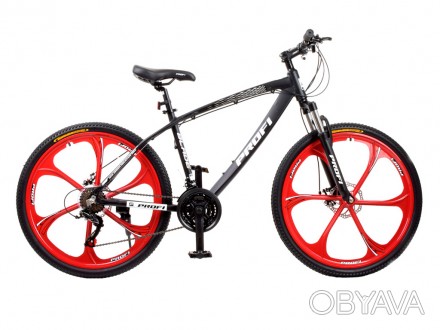 Велосипед 26д. T26BLADE 26.1B (1шт)алюм.рама 17",Shimano 21SP,касета,алюм.DB,маг. . фото 1