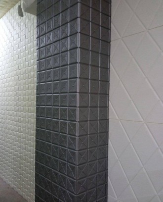 Самоклеящаяся декоративная 3D панель квадрат серебро 700x700x8мм
Декоративные 3D. . фото 4