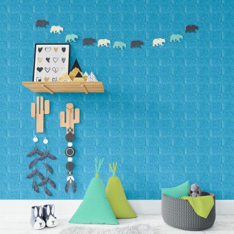 Самоклеящиеся 3D панели – декоративное покрытие для стен, выполненное из легкого. . фото 6