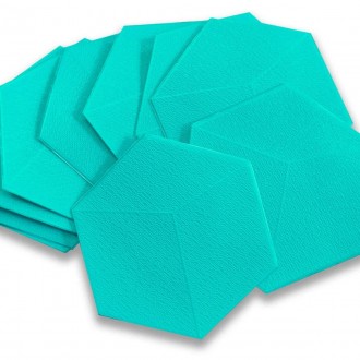 Декоративный самоклеящийся шестиугольник 3D голубой 200x230мм (1105)
Эксклюзивны. . фото 3