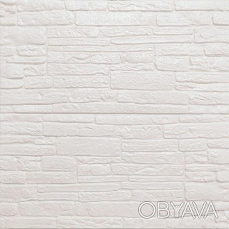 Самоклеящаяся 3D панель культурный камень белый 700х600х8мм (191)
Декоративная п. . фото 1