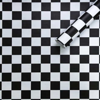 Самоклеющаяся пленка шахматы 0,45х10м 
Пленка на самоклейке идеально подходит дл. . фото 2