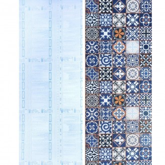 Самоклеющаяся пленка синий орнамент 0,45х10м 
Пленка на самоклейке идеально подх. . фото 4