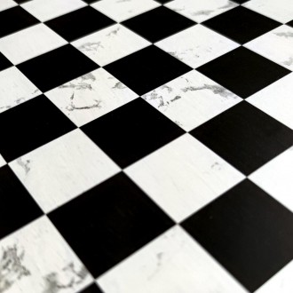 Самоклеющаяся пленка шахматы мрамор 0,45х10м 
Пленка на самоклейке идеально подх. . фото 3