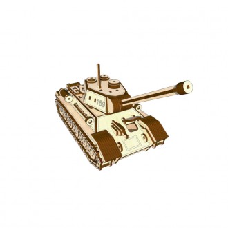 Дерев’яний конструктор “Tank T-34” – це реалістична модель за основу якої взяли . . фото 8