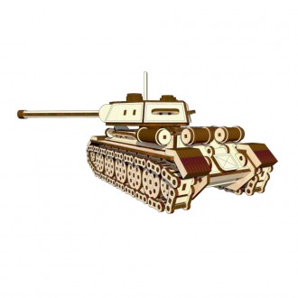 Дерев’яний конструктор “Tank T-34” – це реалістична модель за основу якої взяли . . фото 7