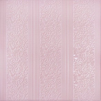 Самоклеящаяся 3D панель нежно-розовая 700х700х5мм (140)
Декоративные 3D панели н. . фото 2