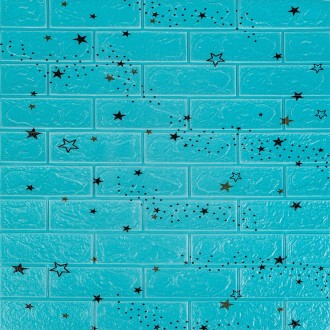 Самоклеящаяся 3D панель голубые звезды 700х770х3мм (321)
Декоративные 3D панели . . фото 2