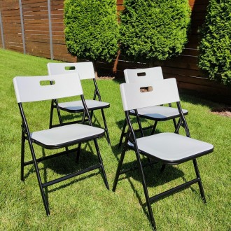Набор складной мебели (Стол и 4 стула), Белый (с сумкой) SW-00001540
Материал: с. . фото 7