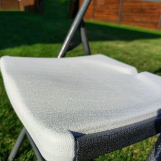 Складной стул (стандартный тип) 47,5*59*86,5см белый SW-00001607
Материал: сиден. . фото 3