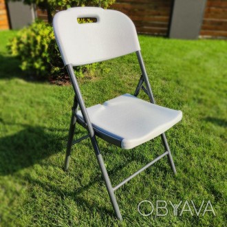Складной стул (стандартный тип) 47,5*59*86,5см белый SW-00001607
Материал: сиден. . фото 1