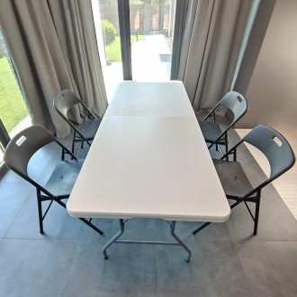 Складной стул чёрный SW-00001608
Материал: сиденье и спинка выполнены из полипро. . фото 9
