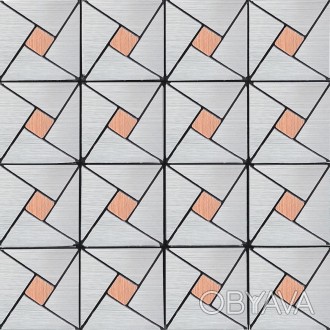 Плитка из ПЭТ (полиэтилентерефталата) часто используется для создания мозаичных . . фото 1