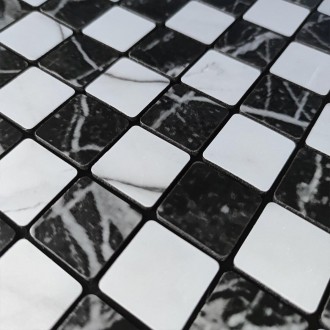 Плитка из ПЭТ (полиэтилентерефталата) часто используется для создания мозаичных . . фото 3
