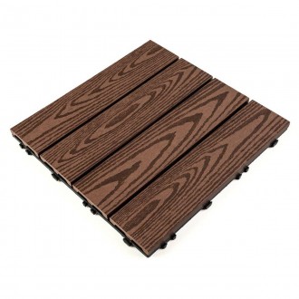 Древесно-полимерная композитная плитка представляет собой инновационный материал. . фото 2