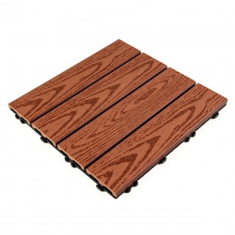 Древесно-полимерная композитная плитка представляет собой инновационный материал. . фото 2