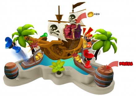 "Все на борт" - це захоплююча гра про піратів і виживання в морі, яка допоможе р. . фото 3