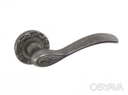 Ручка дверна SIBA Julia, античне срібло. . фото 1