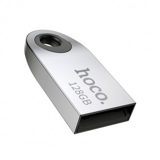 Опис Флешки HOCO USB UD9 128GB, сріблястий
Флешка HOCO USB UD9 128GB - це легкий. . фото 3