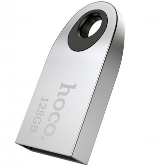 Опис Флешки HOCO USB UD9 128GB, сріблястий
Флешка HOCO USB UD9 128GB - це легкий. . фото 2