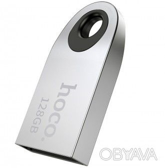 Опис Флешки HOCO USB UD9 128GB, сріблястий
Флешка HOCO USB UD9 128GB - це легкий. . фото 1